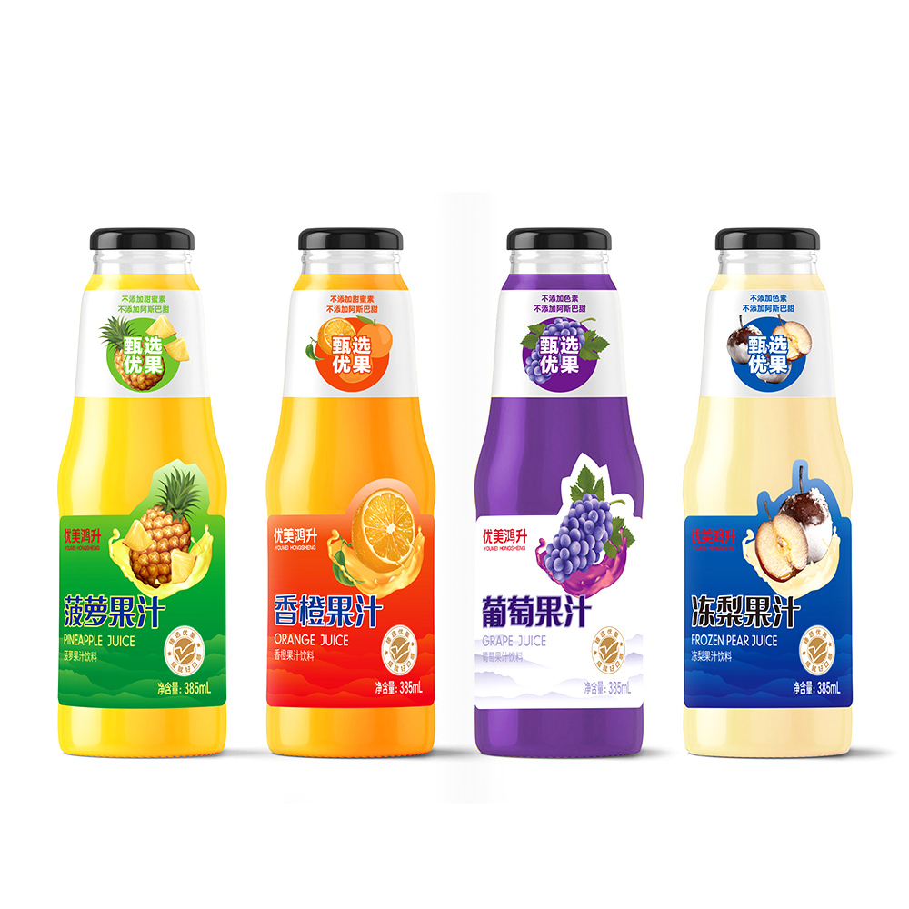 優(yōu)美鴻升系列果汁飲料包裝設(shè)計